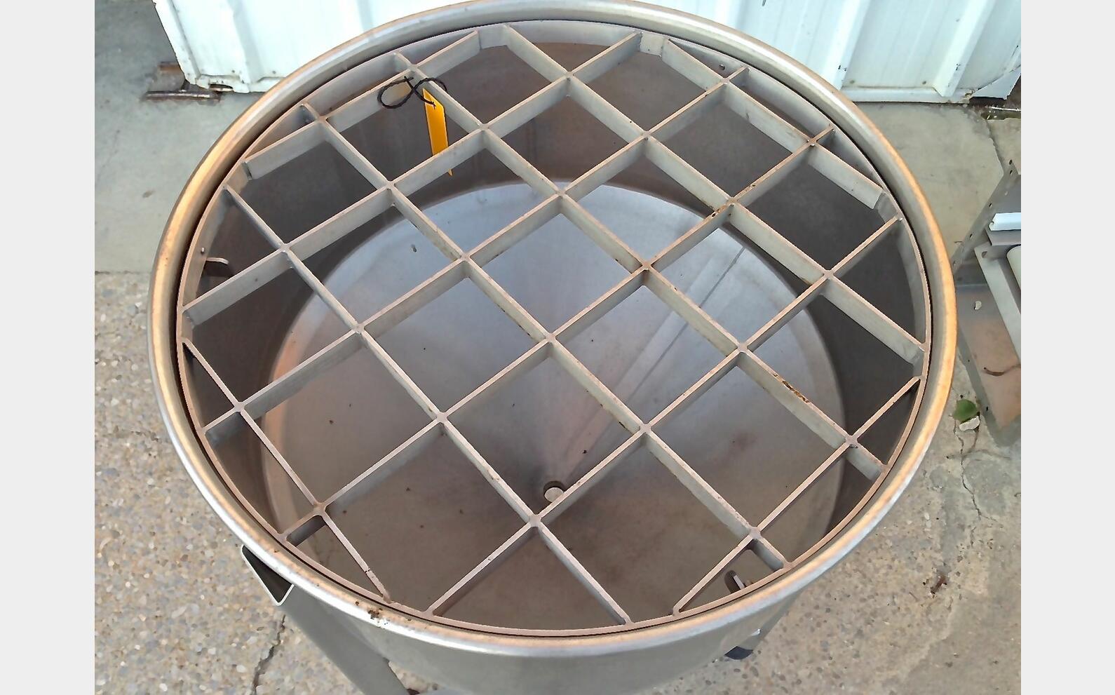 Cuve inox conique ouverte