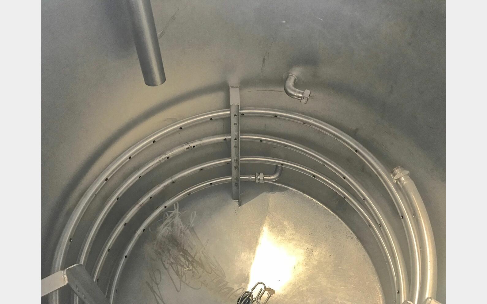 Cuve inox avec barboteur 5.5 HL (550 litres)