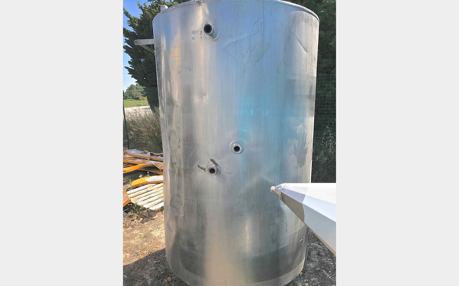 Cuve m&eacute;lange inox