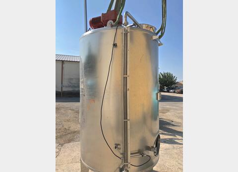 cuve m&eacute;lange inox 316L LSDH18 3000 litres