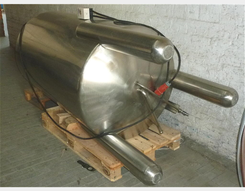 Cuve INOX de mélange ATEX - Volume : 1000 litres