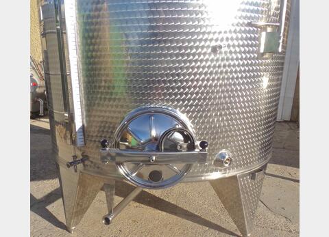 Cuve inox &agrave; chapeau flottant MATERIEL NEUF