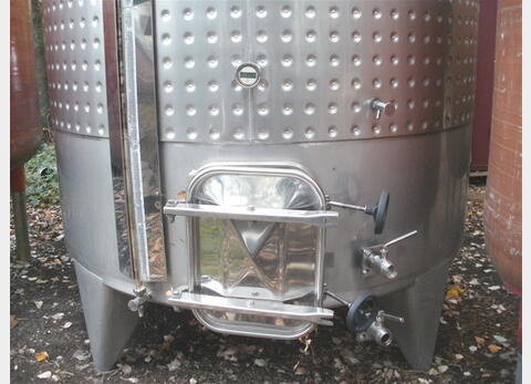 Cuve inox cylindrique verticale 50 hls