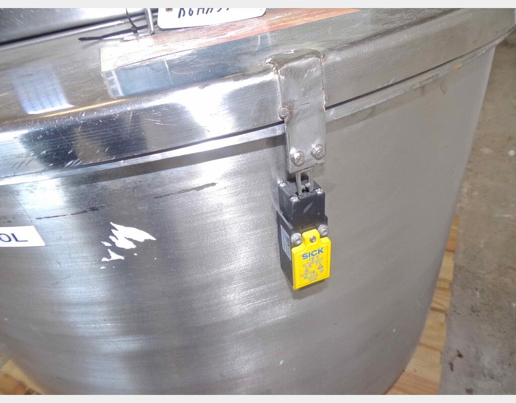 Cuve de mélange verticale - capacité: 350 litres