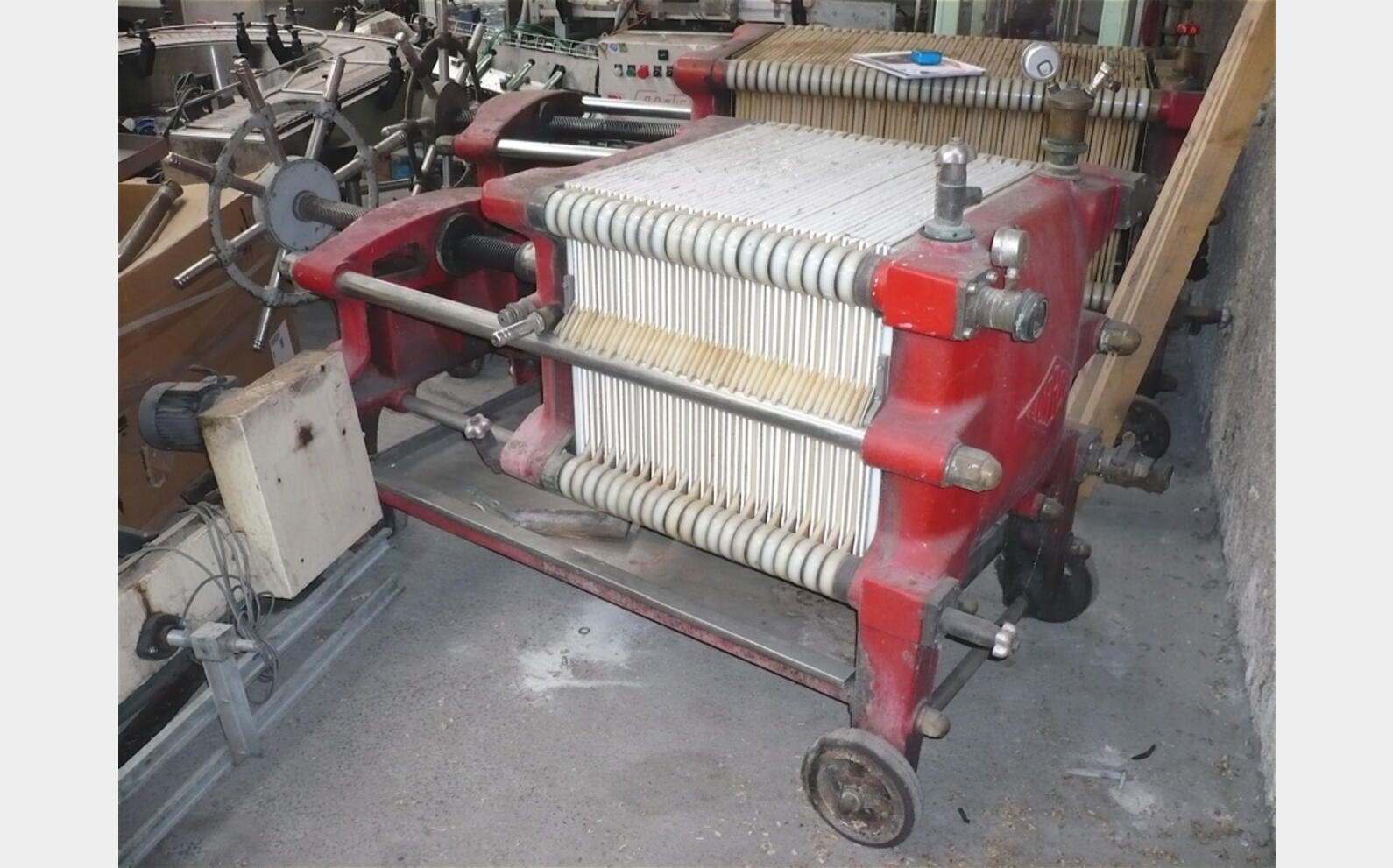 filtre &agrave; plaques, 600 x 600