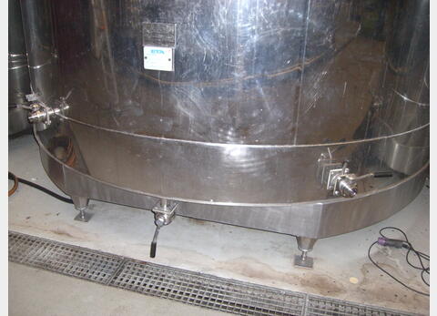 Cuve inox 304 de vinification 187.5hls - Marque : ETA, année 1986