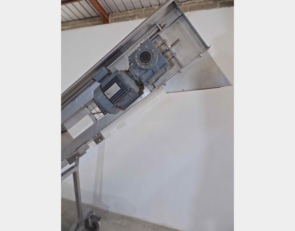 Elévateur de vendange - Chassis en inox