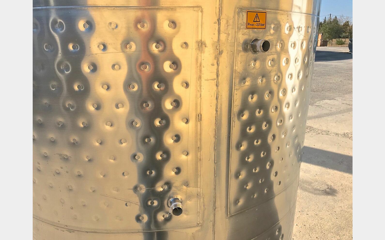 316 stainless steel tank -  - Cooling belts 25 HL (2500 litres) ARSILAC
