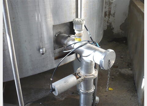 cuve de stockage INOX 304 de 20 m3 - cylindrique verticlale sur pieds