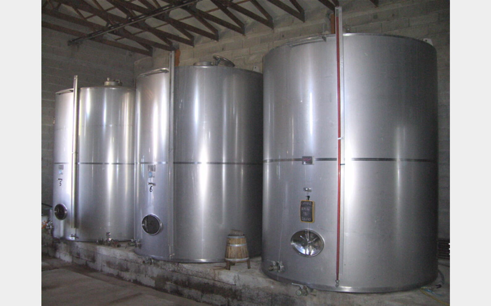 Cuve de stockage inox 15m3 Provenance agroalimentaire