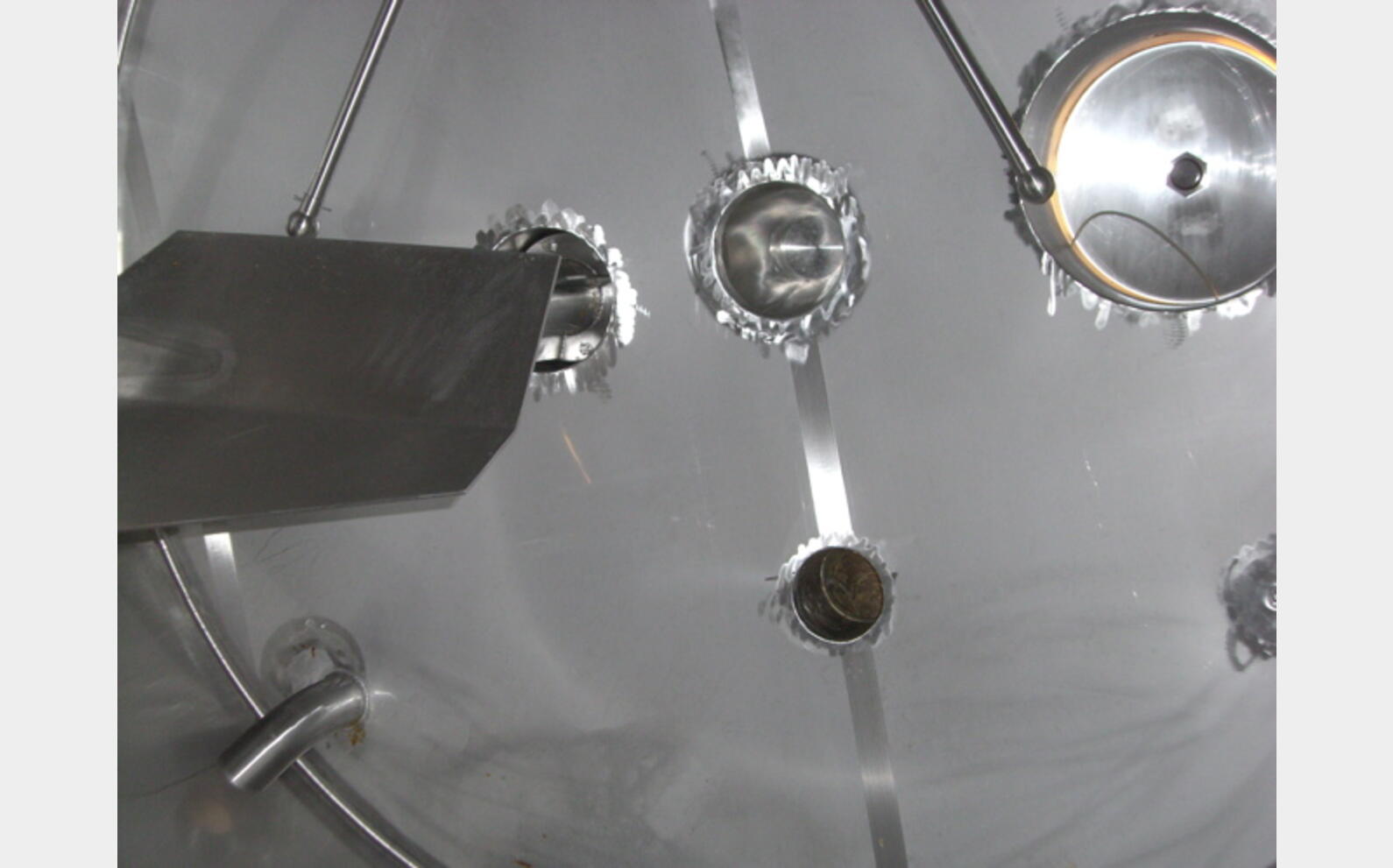 Cuve Inox316 de stockage, Pierre Guerin, isol&eacute;e, agit&eacute;e, r&eacute;chauff&eacute;