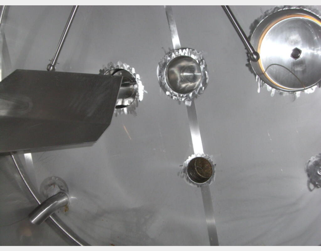 Cuve de stockage Inox 316 - Fond conique sur pieds , 20000 litres