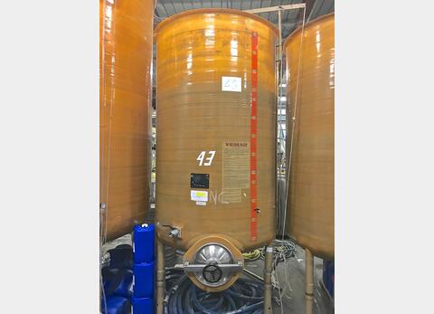 Cuve fibre cylindrique verticale - de 50 hls (5 000 l)