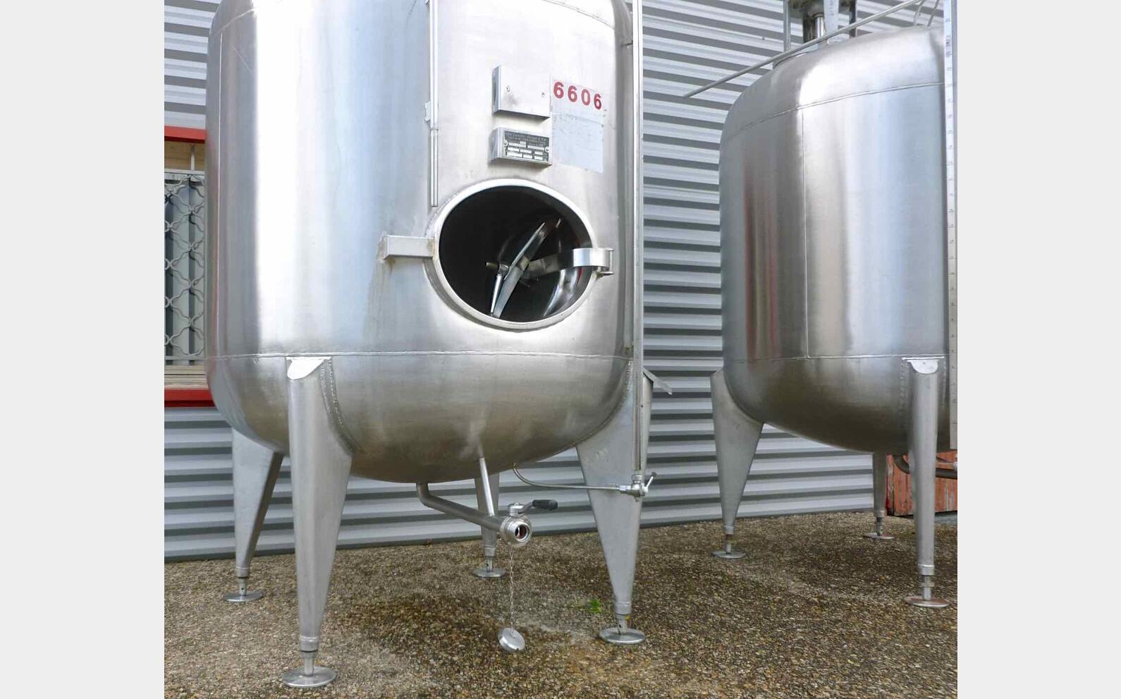 Cuve de m&eacute;lange inox 316 L Marque : Ziemann