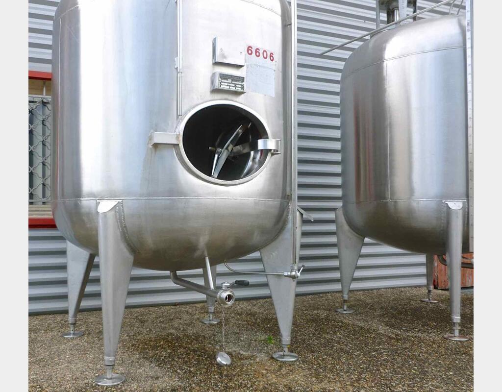 Cuve de mélange 25 hl - INOX 316L