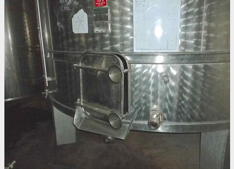 Cuve inox ferm&eacute;e sur pieds