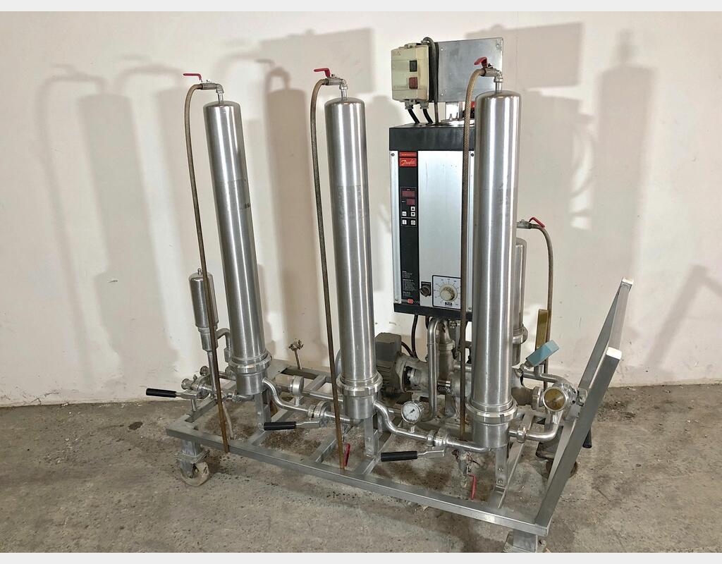Palette de filtration INOX - 3 cartouche 30"
