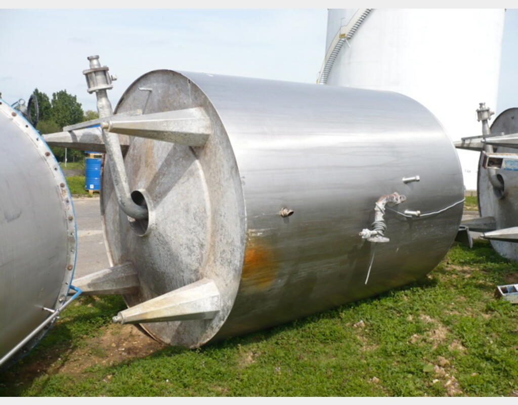 cuve de mélange INOX 316 L de 8 m3 - Marque : PIERRE GUERIN.