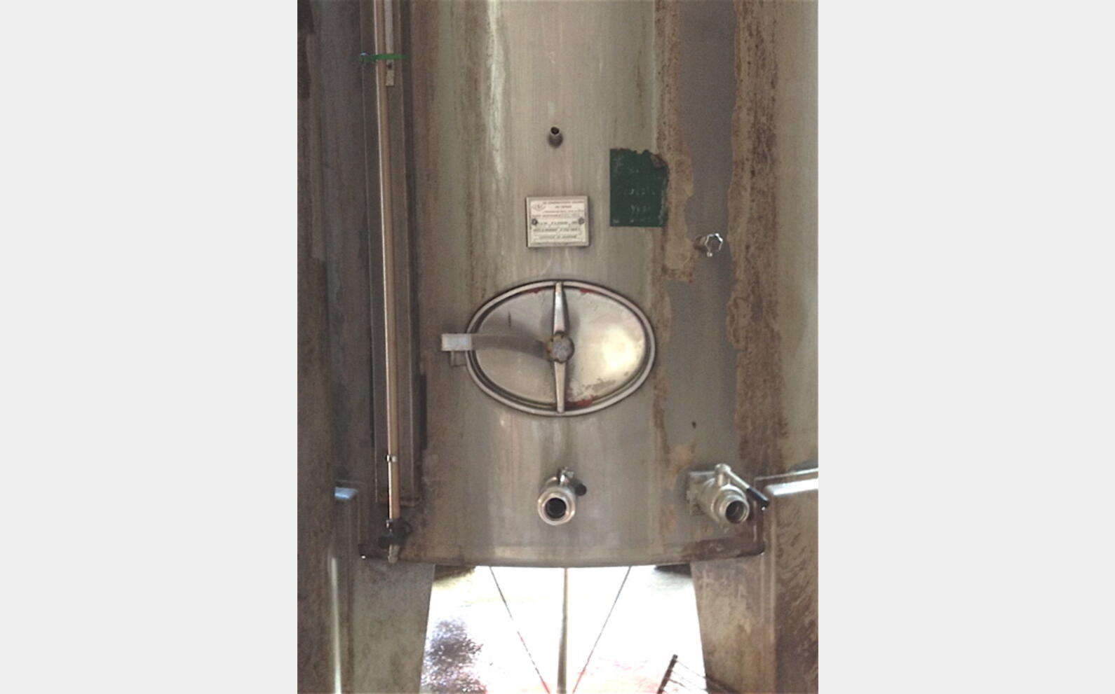 Cuve stockage INOX Volume : 253 hecto (25300 litres)