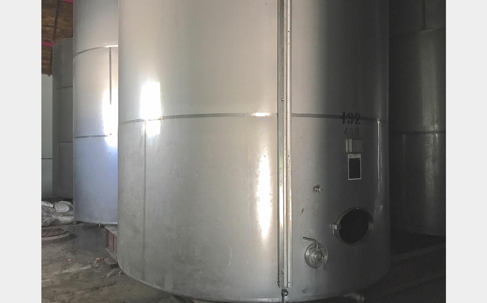 Cuve Inox 316 Ti cylindrique verticale