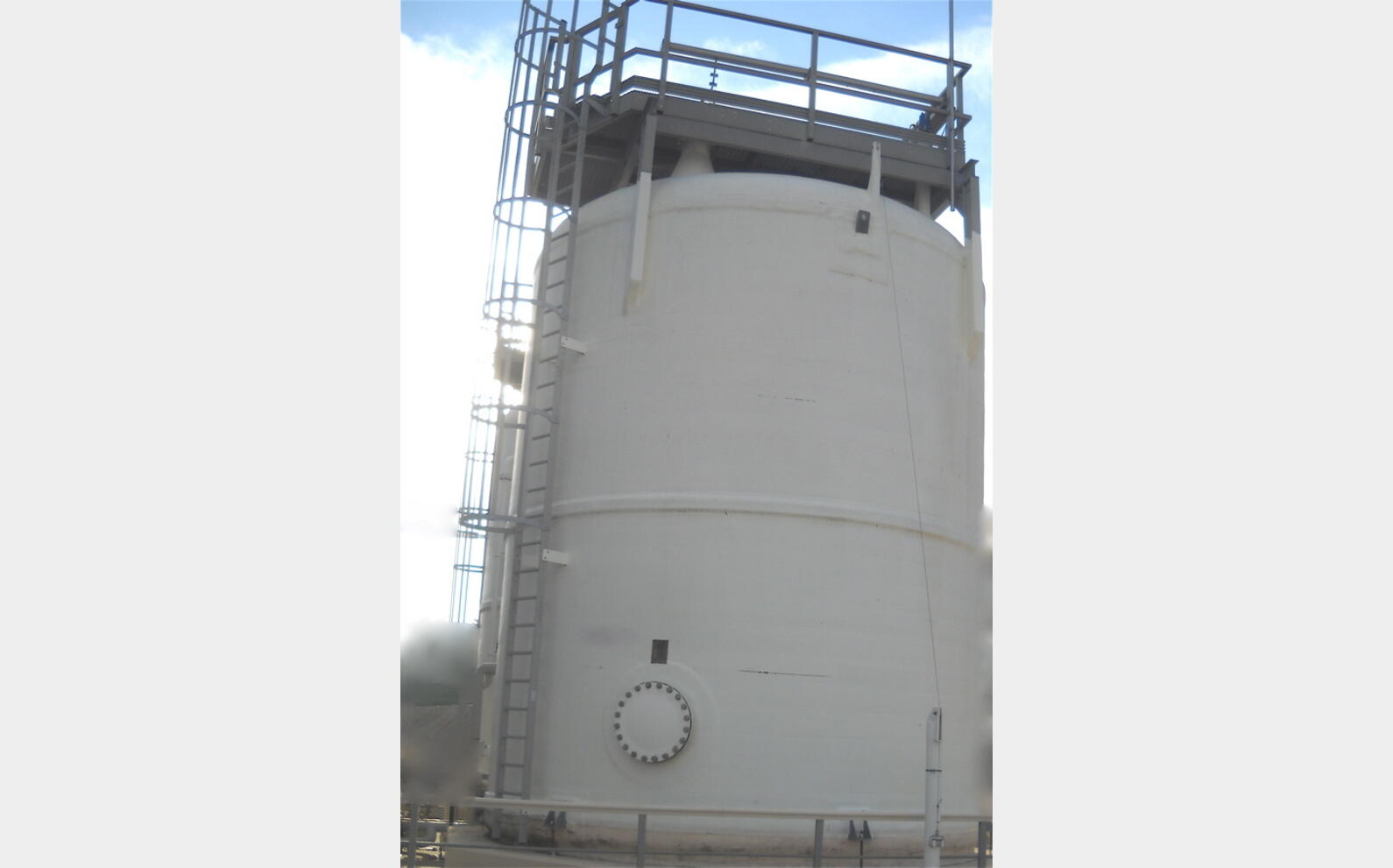 Cuve de stockage 114 m3 - fibre de verre