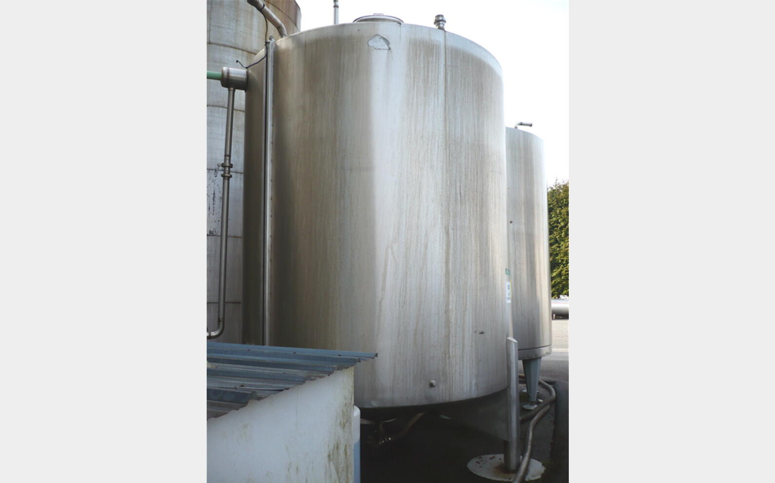 cuve de stockage INOX 304 provenance agroalimentaire