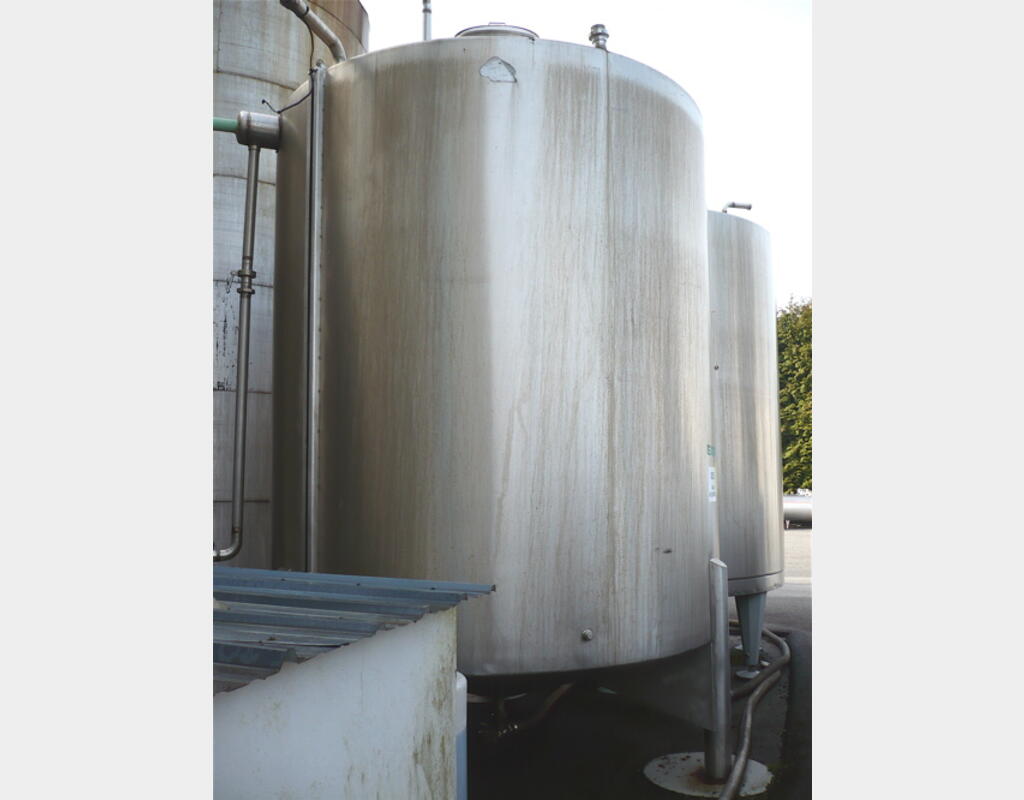 cuve de stockage INOX 304 provenance agroalimentaire