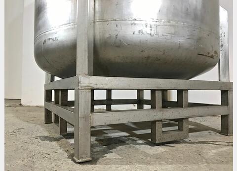 Cuve inox de stockage cylindrique