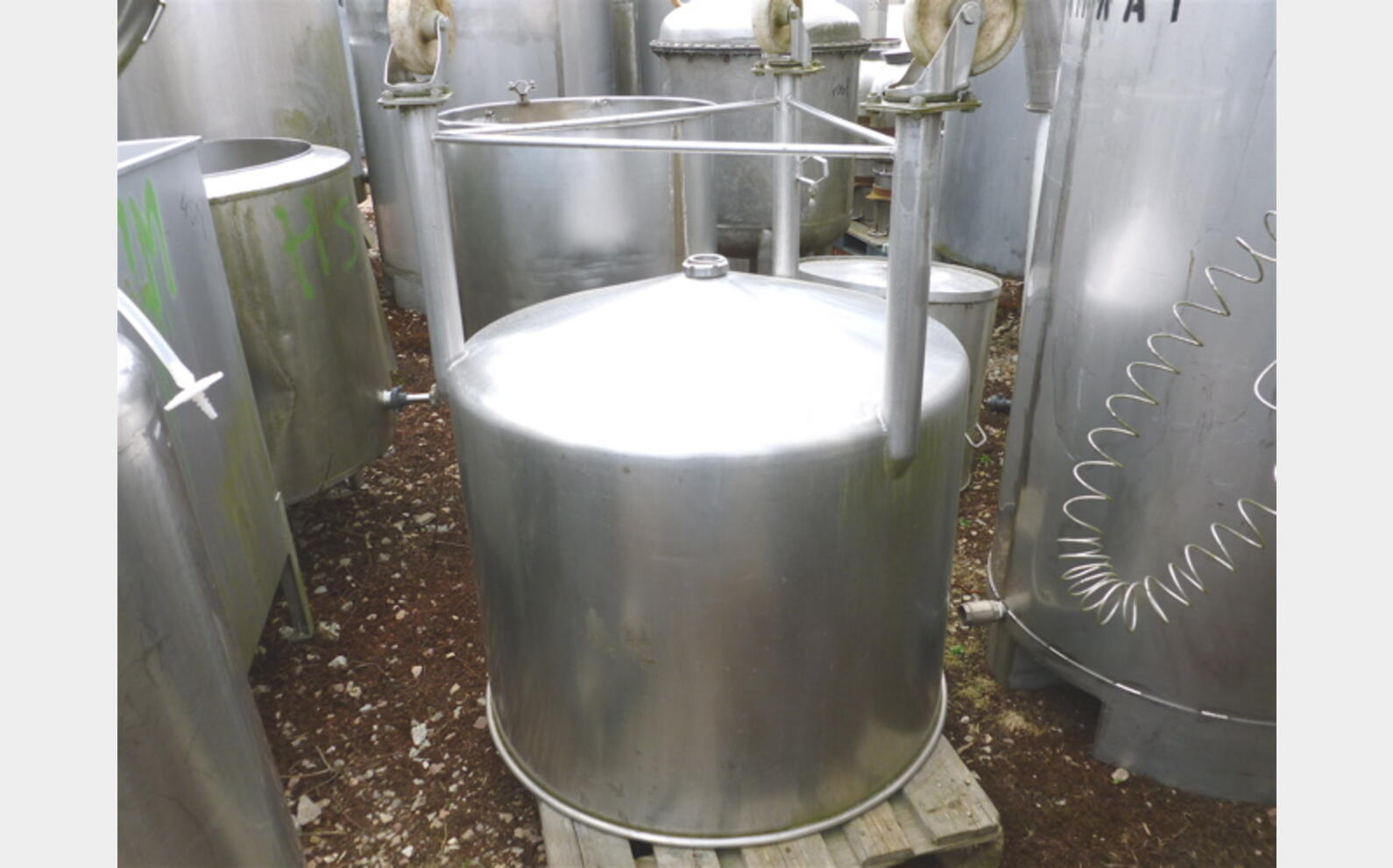 bac stockage INOX