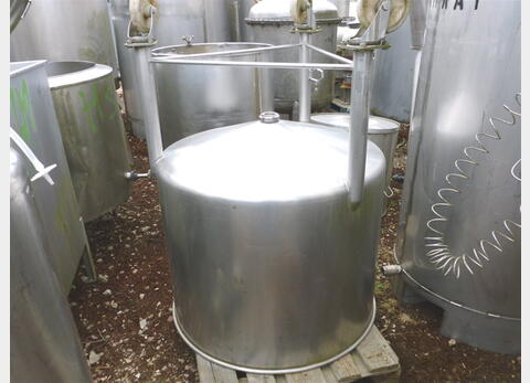 Bac de stockage en INOX (TH5) - Volume : 400 litres