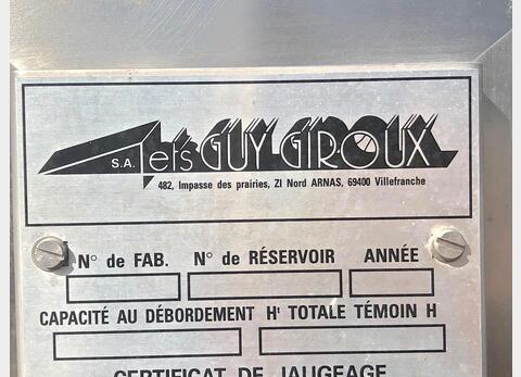 Cuve inox de vinification Marque : GIROUX