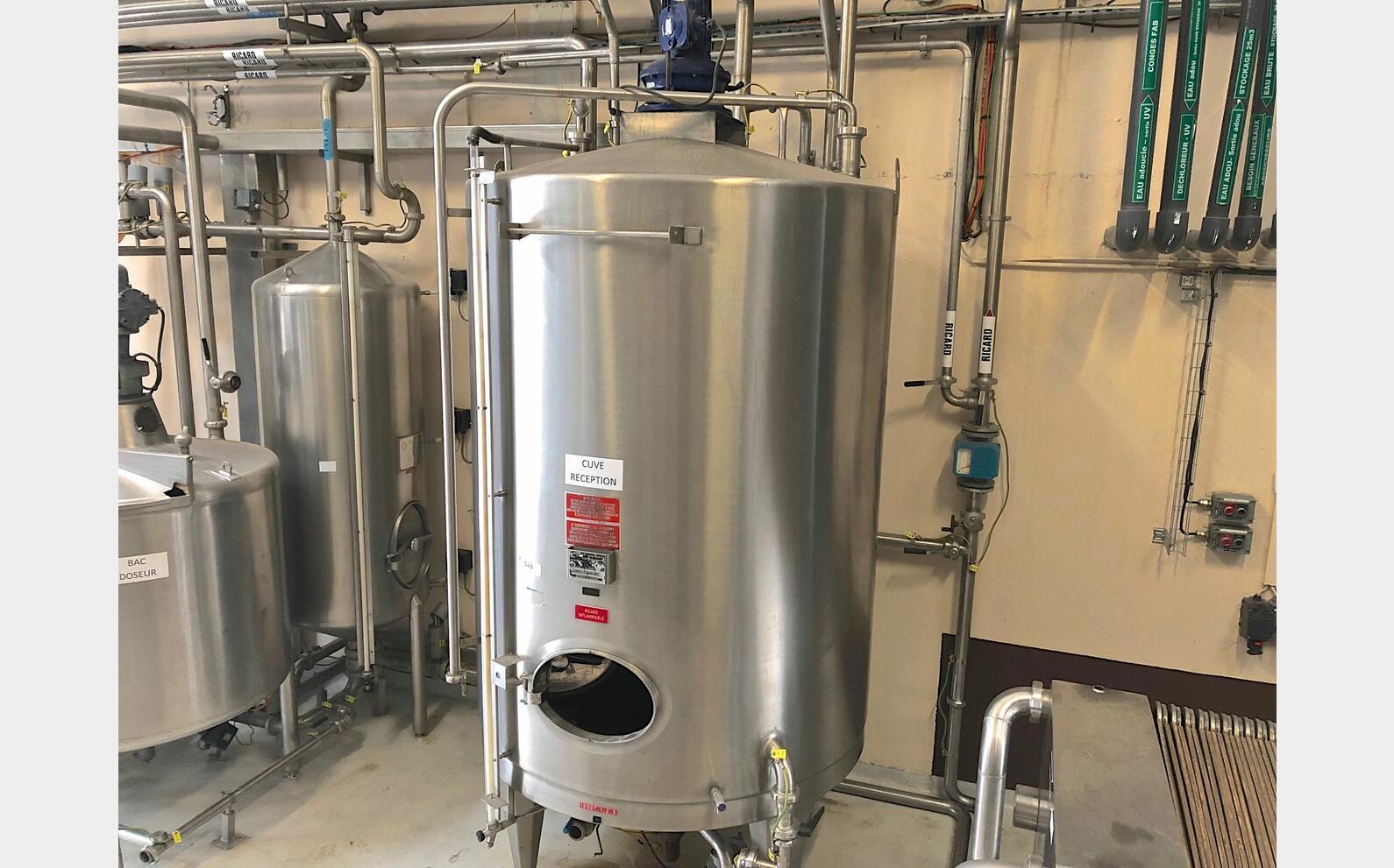 Cuve INOX 316 agit&eacute;e N1 Goavec