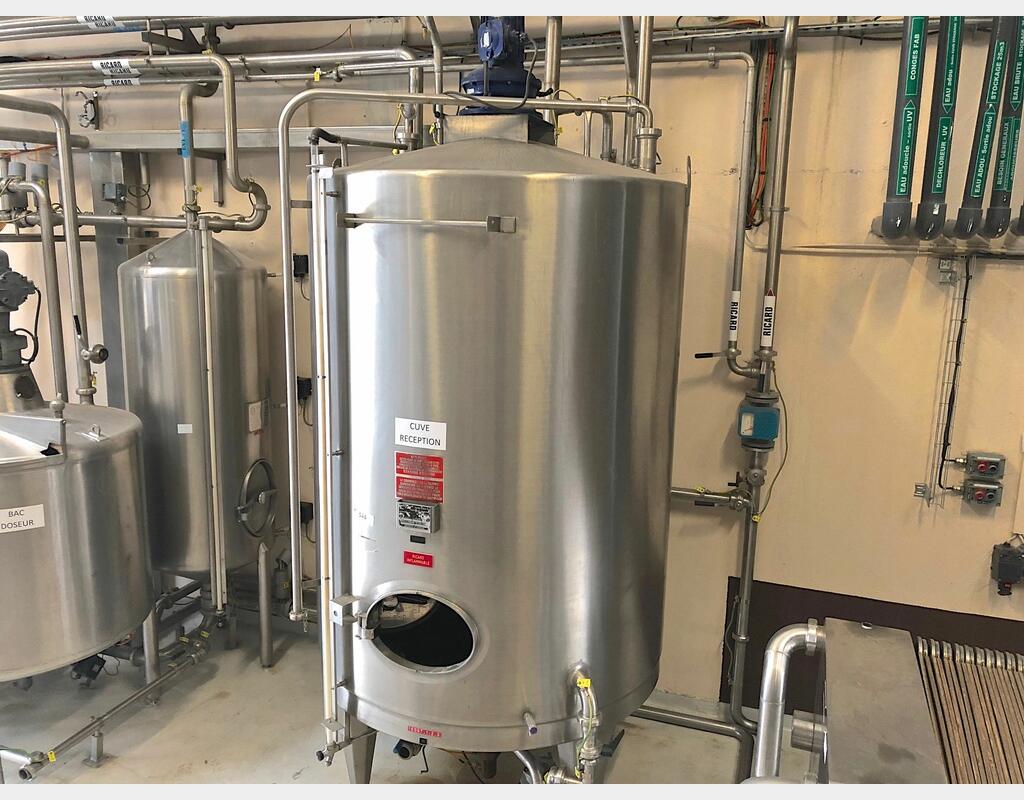 Cuve INOX 316 agit&eacute;e N1 Goavec