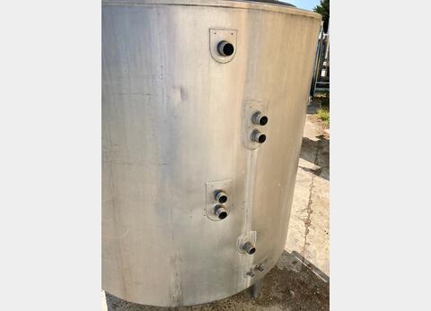cuve inox cylindrique verticale LSDH18 Volume : 1500 litres