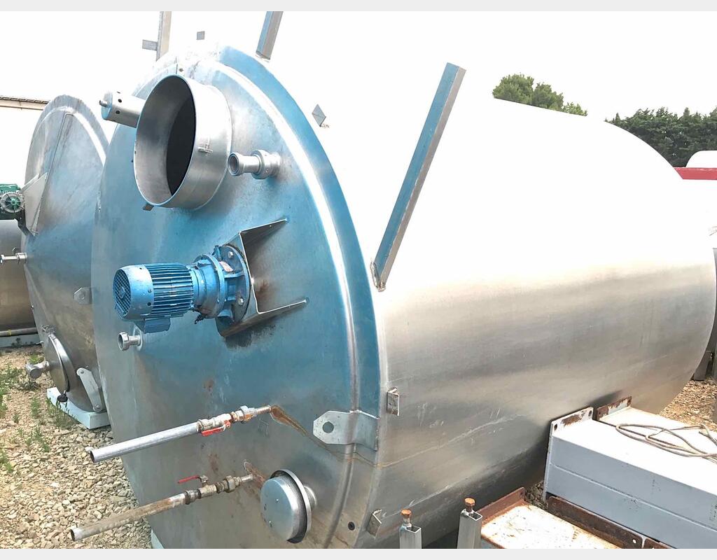 Cuve inox cylindrique verticale