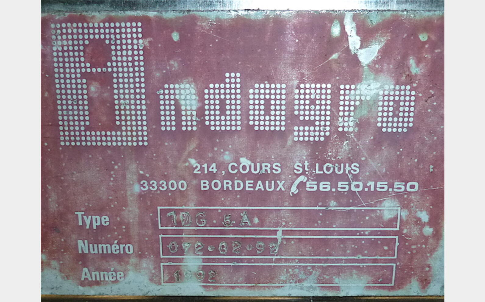 Filtre &agrave; terre Volume : 5  m2