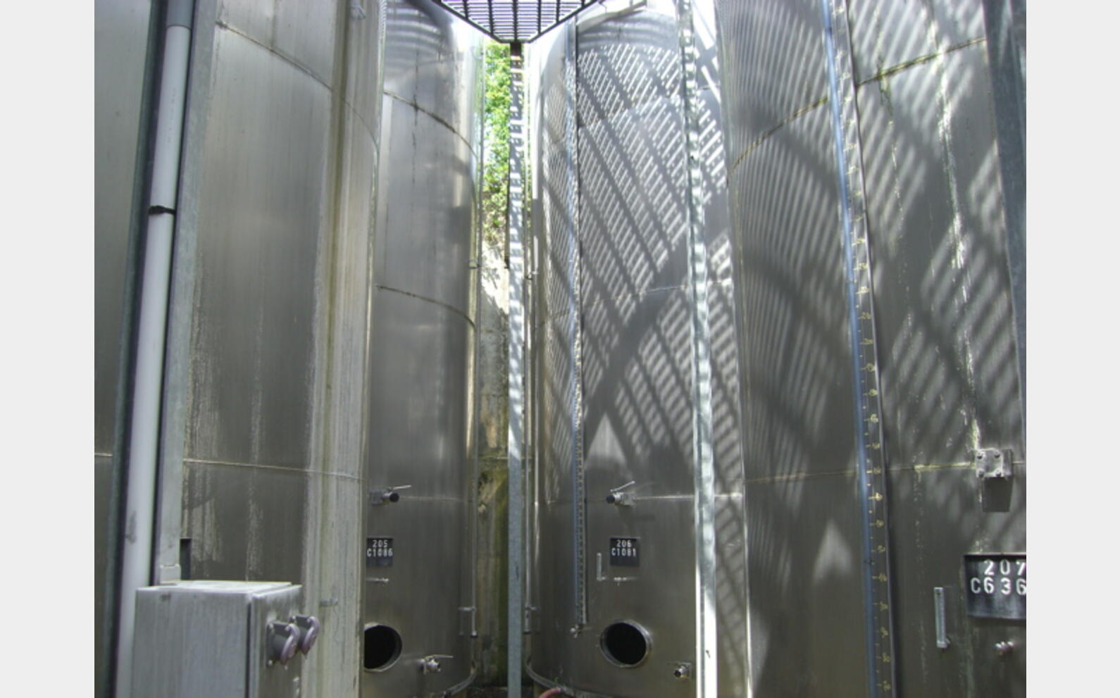 Cuve  INOX 316 cylindrique verticale