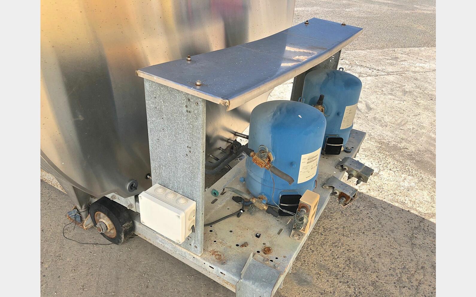 Tank &agrave; lait inox PU0118 Type : RVS ALFA LAVAL