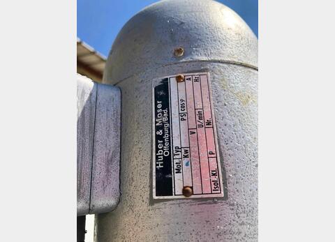 650 L stainless steel mixing tank with cooling unit