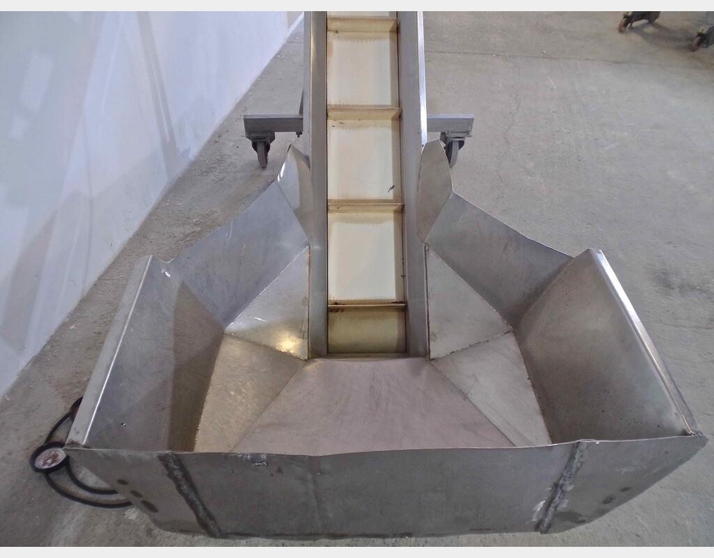 Elévateur de vendange - Chassis en inox