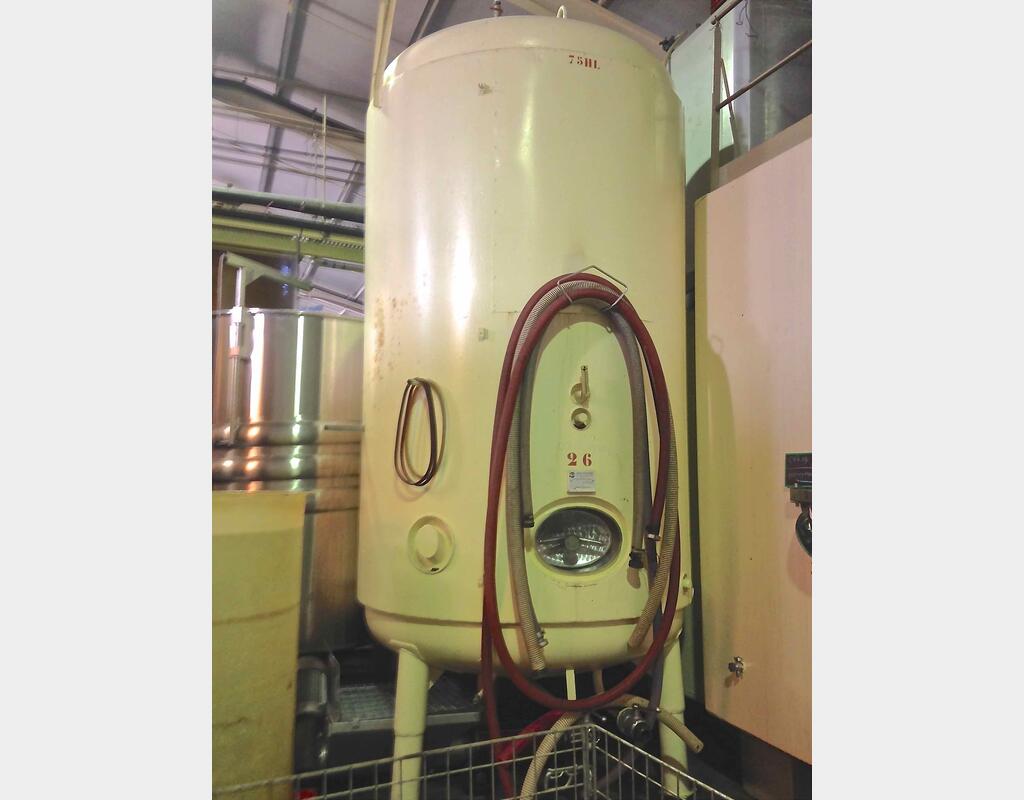 Cuve acier &eacute;maill&eacute; de 75 hls