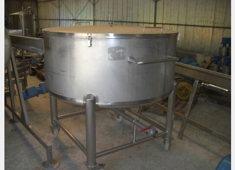 Cuve inox 316L de stockage de 1.000 L