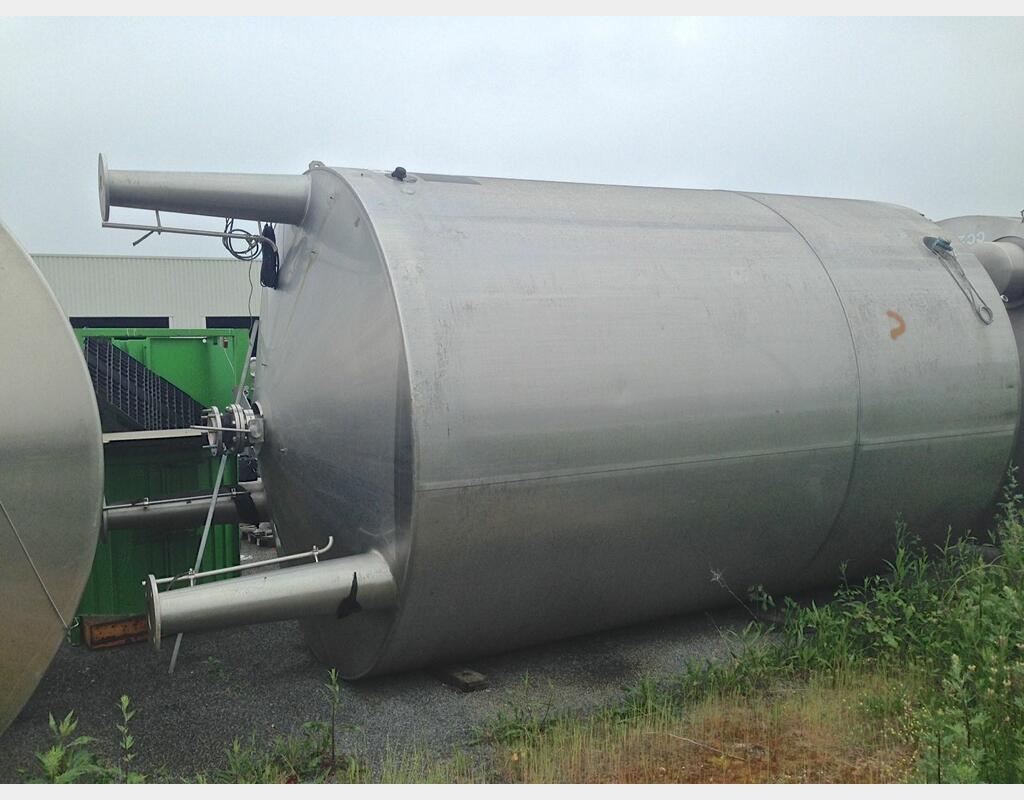 Cuve inox de mélange isolée - Volume : 20000 litres