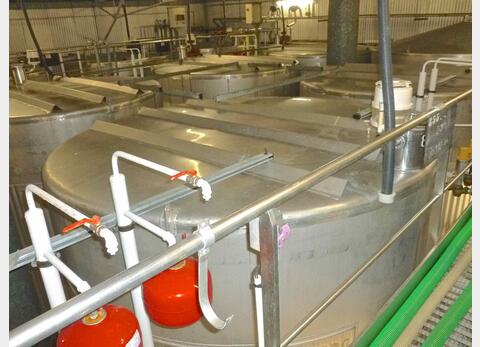 Cuve de stockage inox refroidie - Volume : 350 hectos (35000 litres)