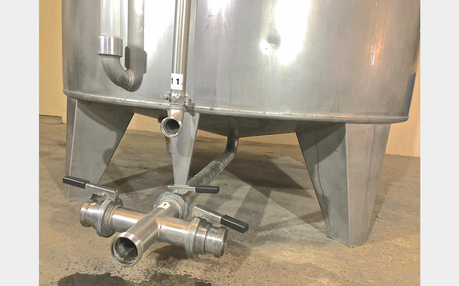 Cuve m&eacute;lange inox