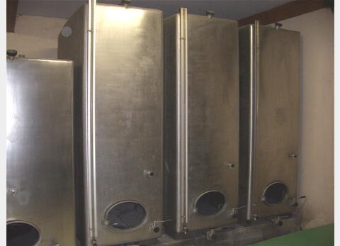 CUVE DE STOCKAGE INOX 304 RECTANGULAIRE - DE 50 HLS SANS PIEDS