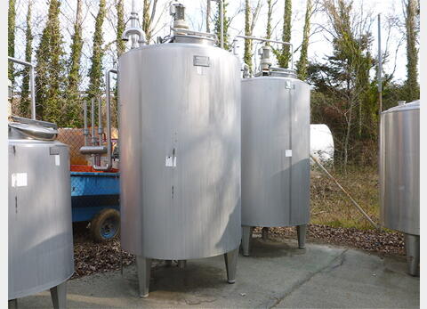 Cuve INOX ferment 3000 L double paroi Volume : 3000 litres