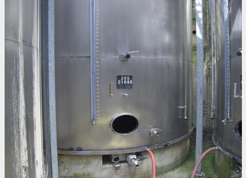 Cuve  INOX 316 cylindrique verticale