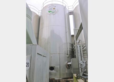Cuve inox cylindrique verticale