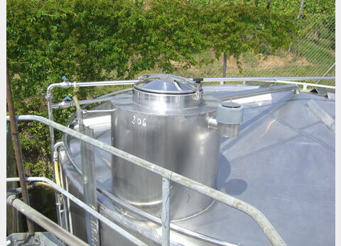 Cuve  INOX 316 cylindrique verticale